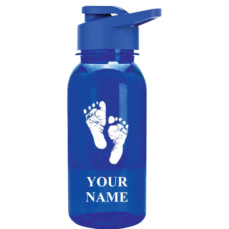 WATER BOTTLE 18OZ BLUE
