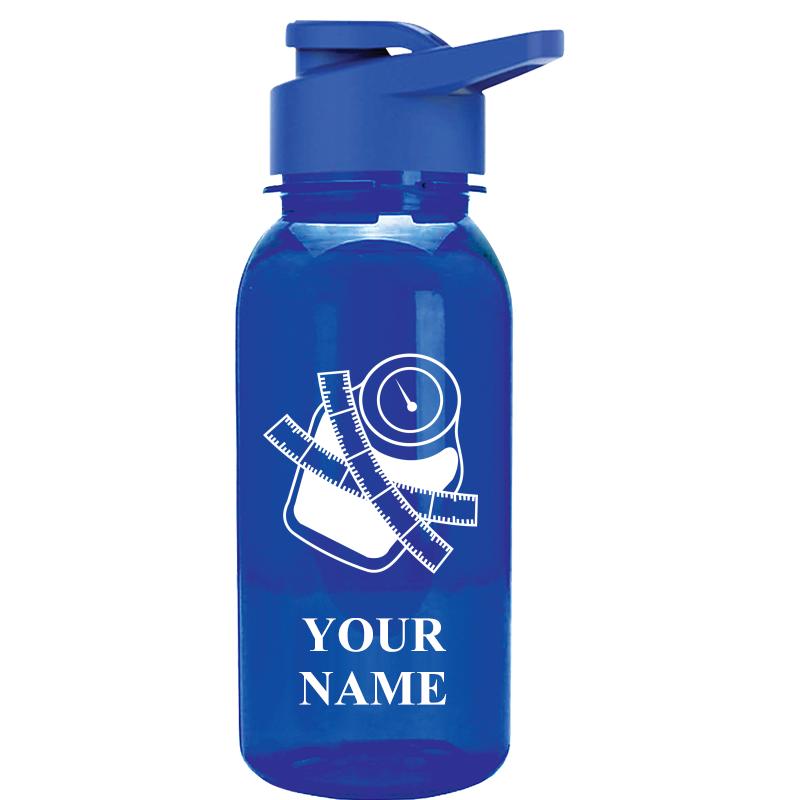 WATER BOTTLE 18OZ BLUE