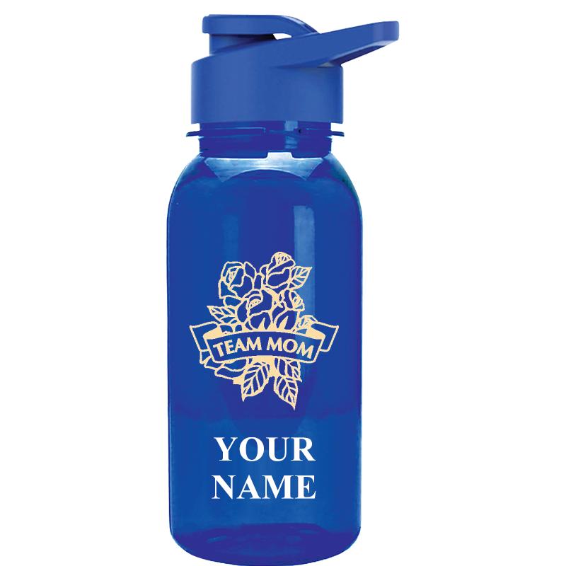 WATER BOTTLE 18OZ BLUE