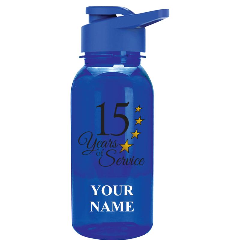 WATER BOTTLE 18OZ BLUE