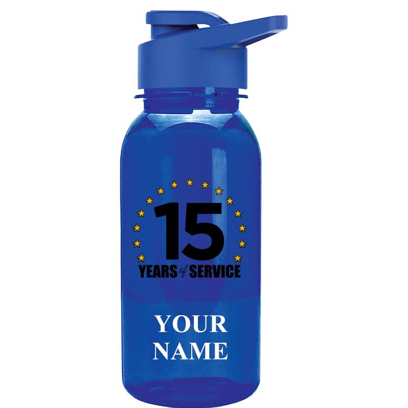 WATER BOTTLE 18OZ BLUE