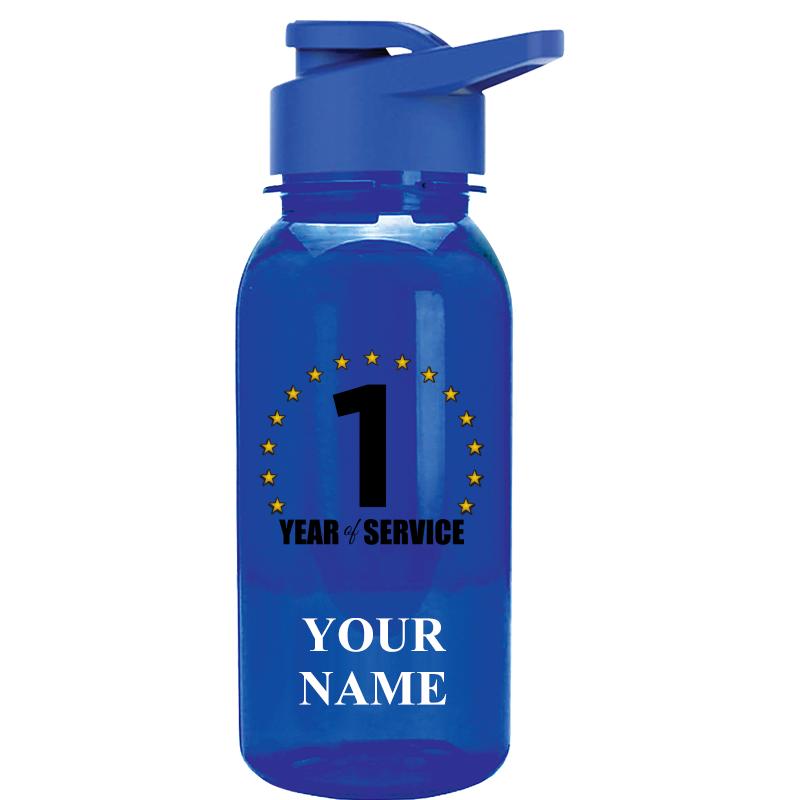 WATER BOTTLE 18OZ BLUE