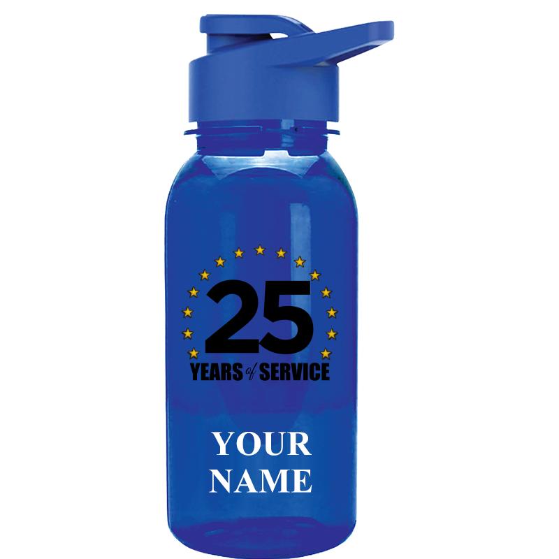 WATER BOTTLE 18OZ BLUE