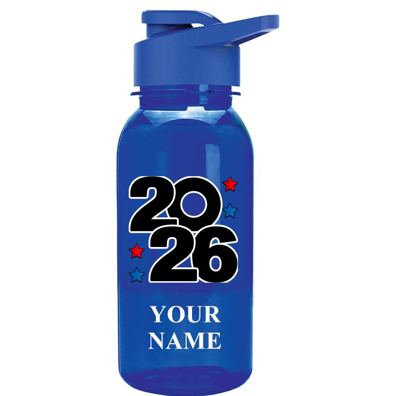 WATER BOTTLE 18OZ BLUE