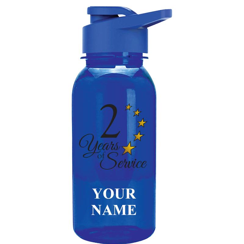 WATER BOTTLE 18OZ BLUE