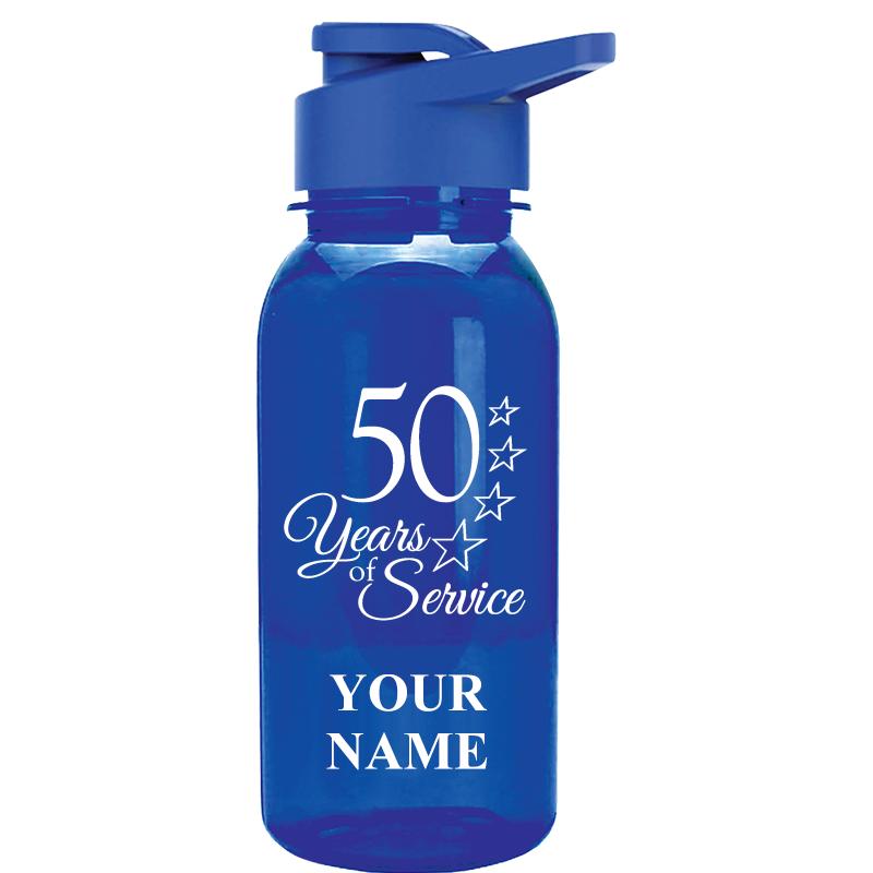 WATER BOTTLE 18OZ BLUE