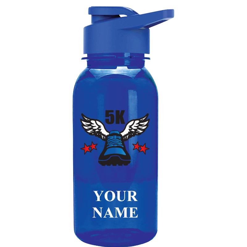 WATER BOTTLE 18OZ BLUE