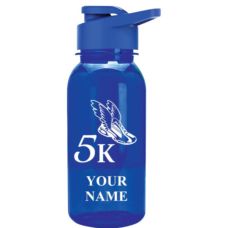 WATER BOTTLE 18OZ BLUE