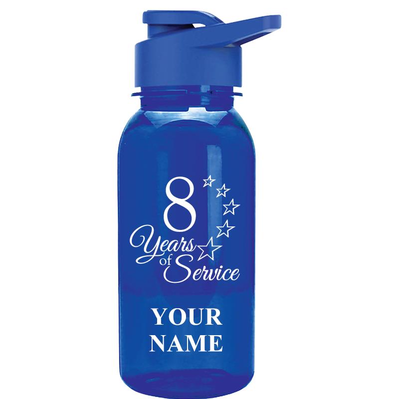 WATER BOTTLE 18OZ BLUE