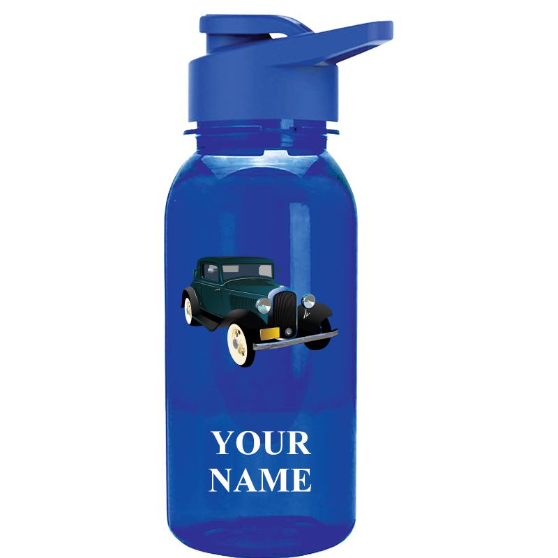 WATER BOTTLE 18OZ BLUE