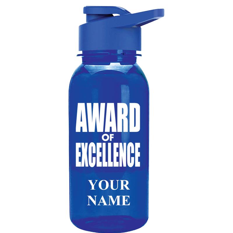 WATER BOTTLE 18OZ BLUE