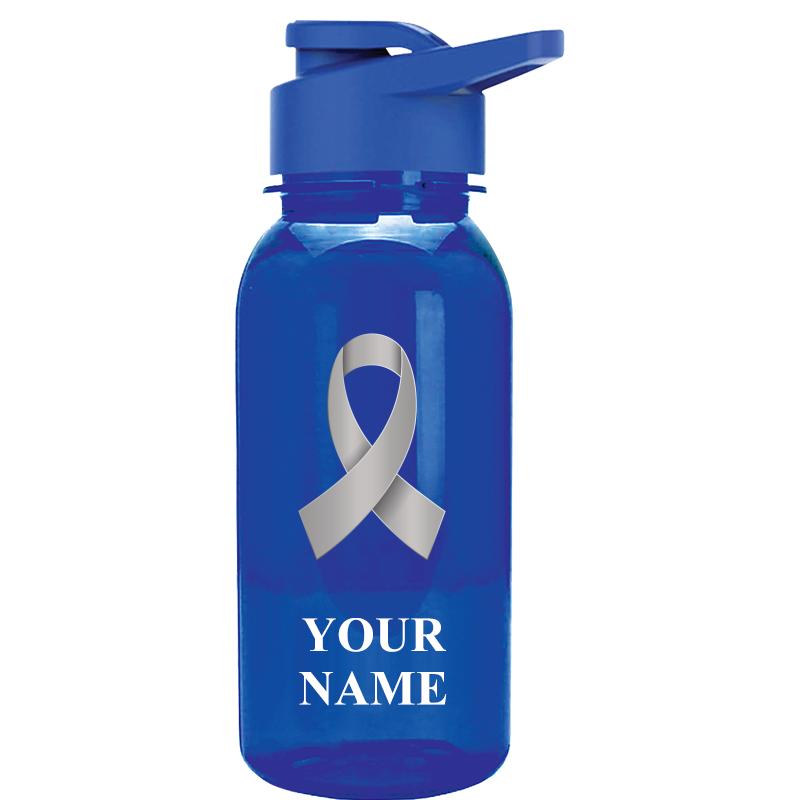 WATER BOTTLE 18OZ BLUE
