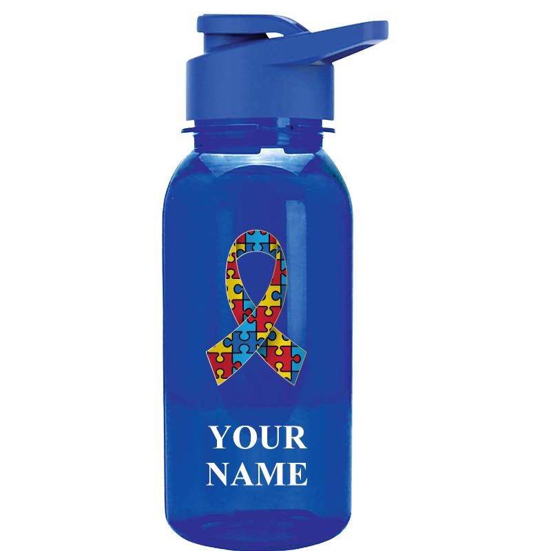 WATER BOTTLE 18OZ BLUE