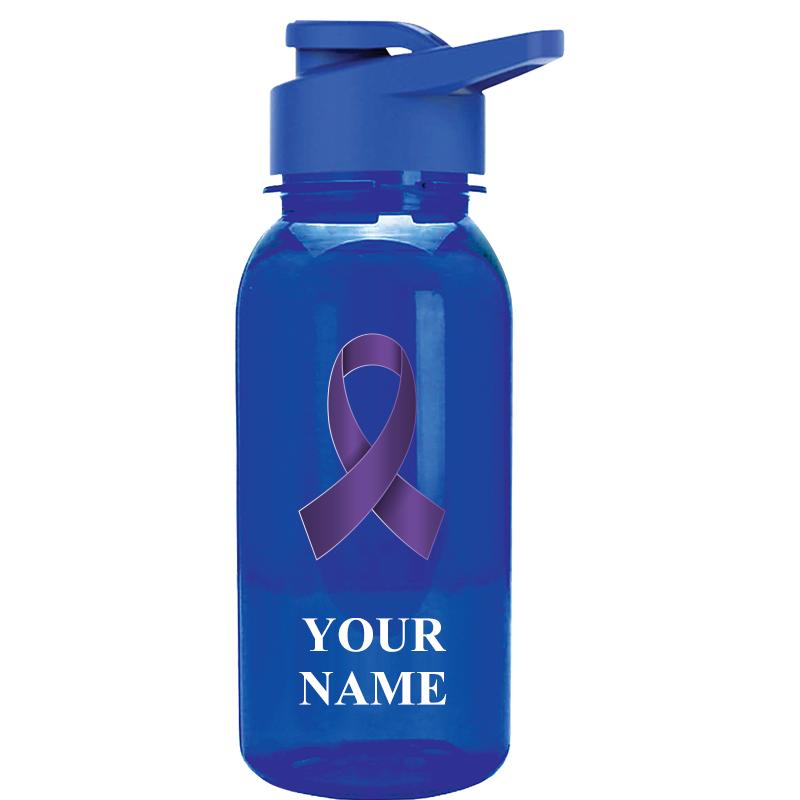 WATER BOTTLE 18OZ BLUE