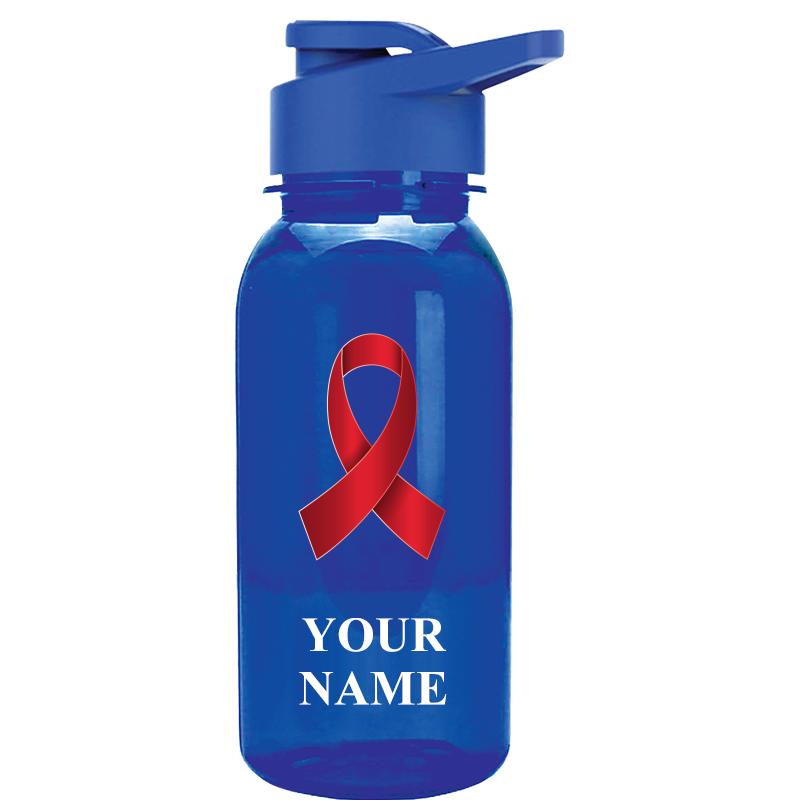 WATER BOTTLE 18OZ BLUE