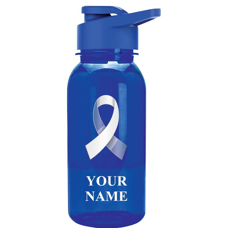 WATER BOTTLE 18OZ BLUE