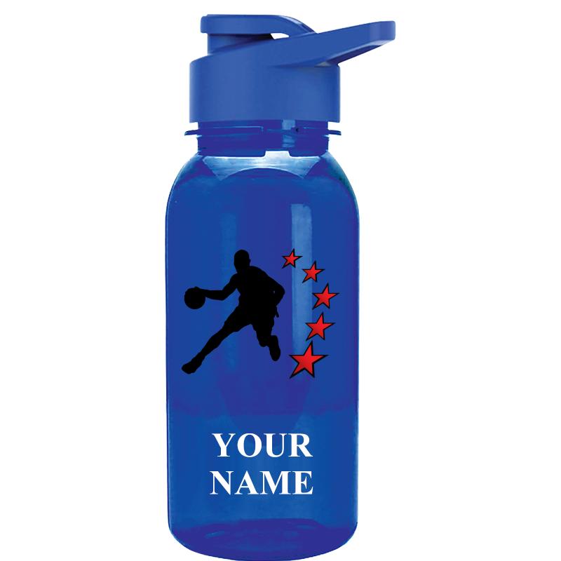 WATER BOTTLE 18OZ BLUE