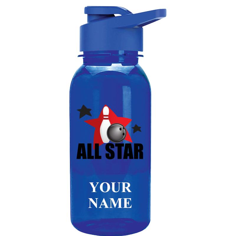 WATER BOTTLE 18OZ BLUE