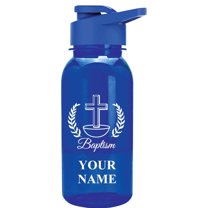 WATER BOTTLE 18OZ BLUE