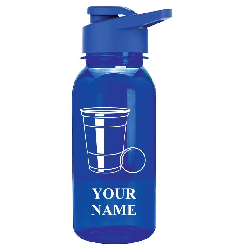 WATER BOTTLE 18OZ BLUE