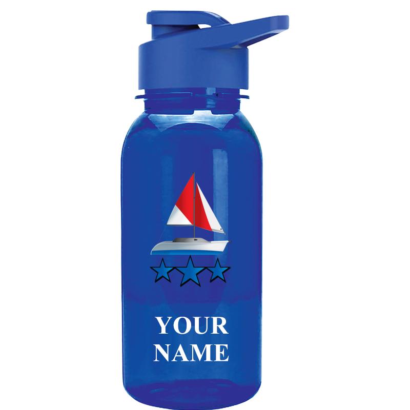 WATER BOTTLE 18OZ BLUE