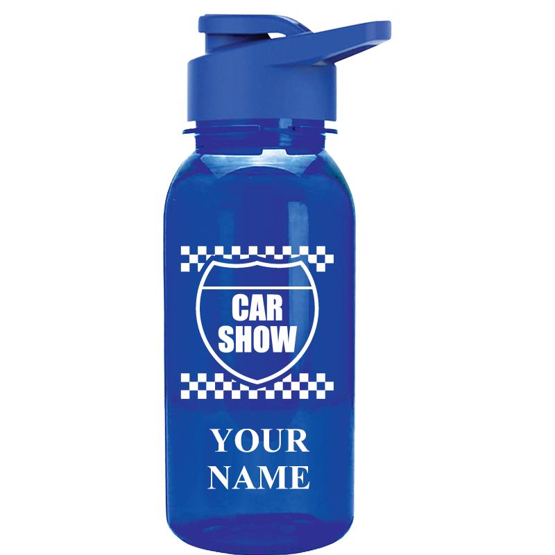 WATER BOTTLE 18OZ BLUE