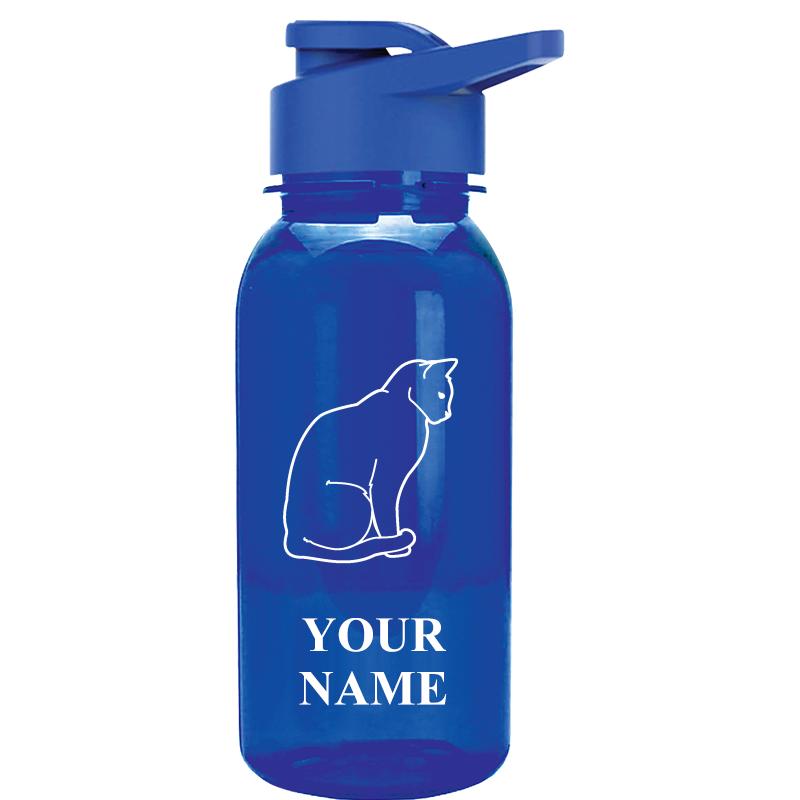 WATER BOTTLE 18OZ BLUE