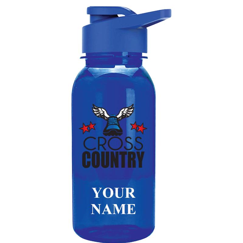 WATER BOTTLE 18OZ BLUE