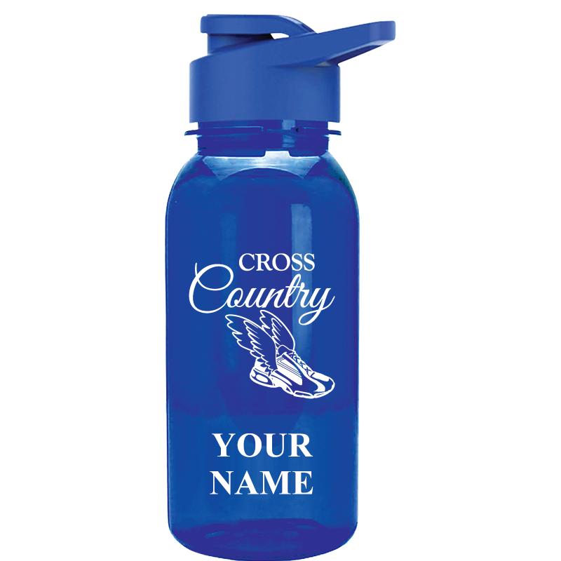 WATER BOTTLE 18OZ BLUE