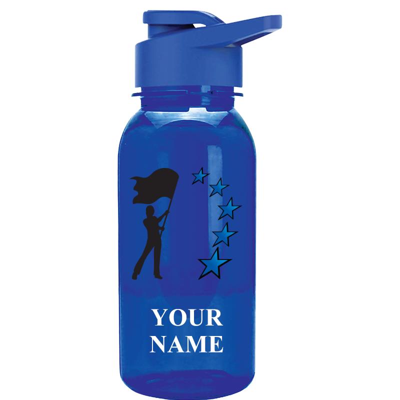WATER BOTTLE 18OZ BLUE