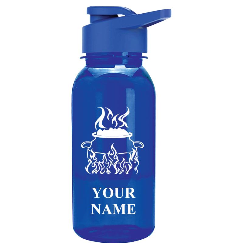 WATER BOTTLE 18OZ BLUE