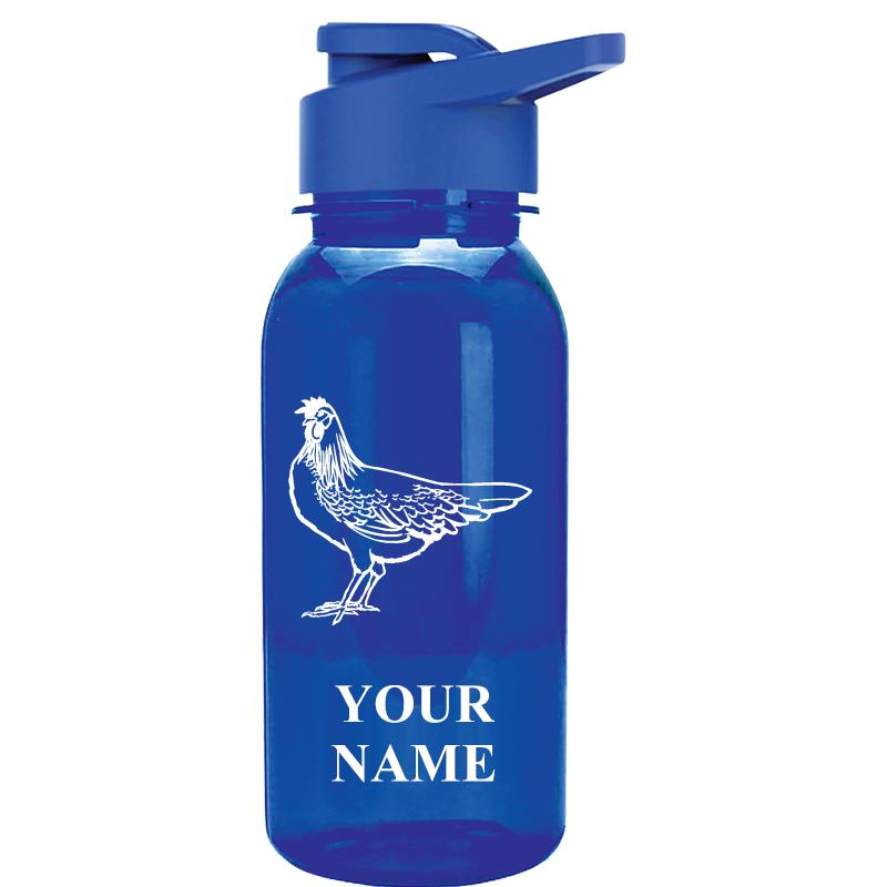WATER BOTTLE 18OZ BLUE