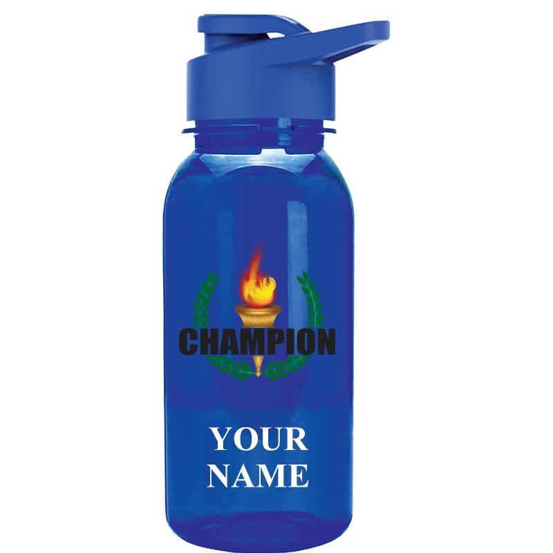 WATER BOTTLE 18OZ BLUE