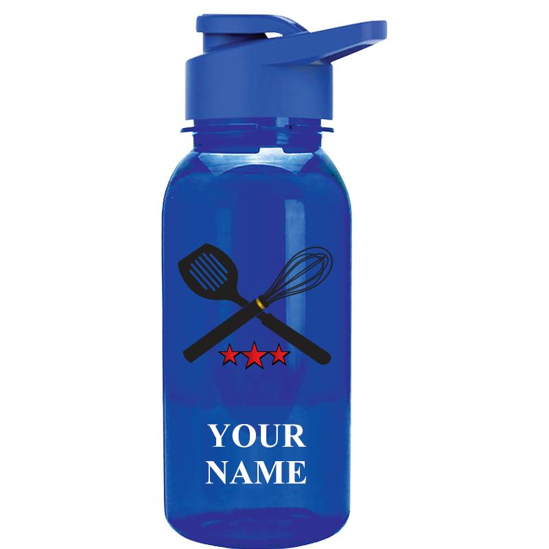 WATER BOTTLE 18OZ BLUE