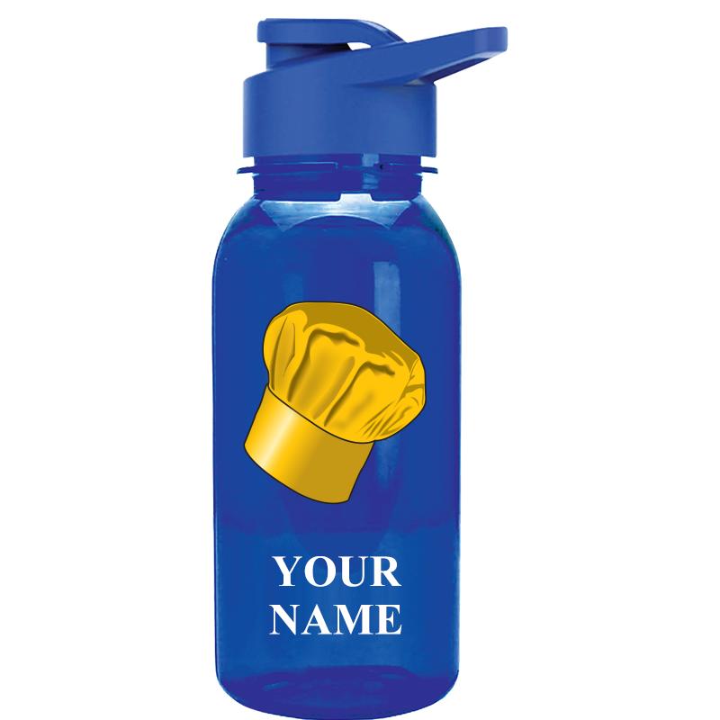 WATER BOTTLE 18OZ BLUE
