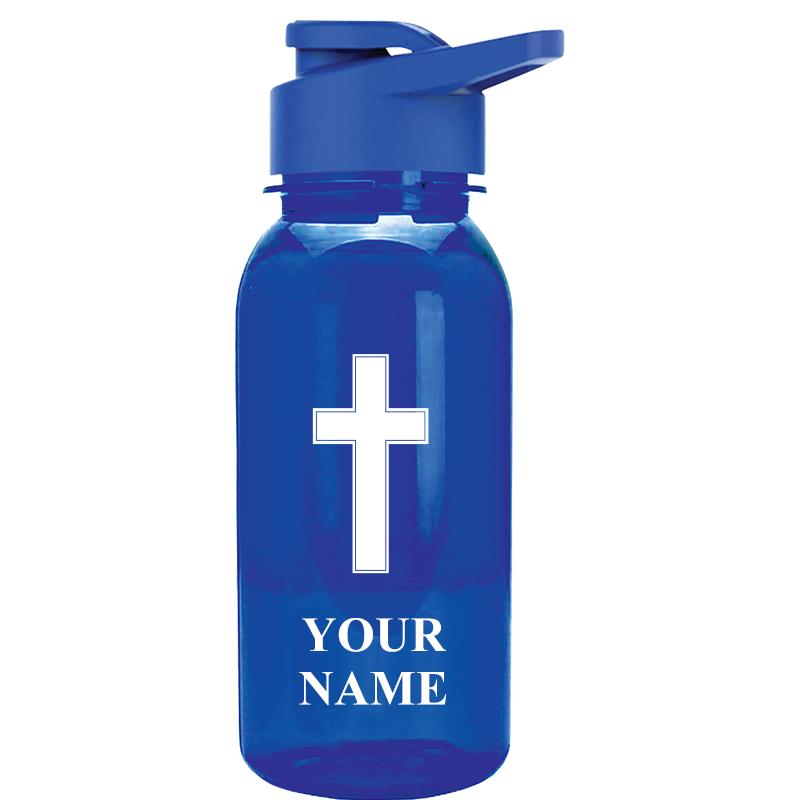 WATER BOTTLE 18OZ BLUE