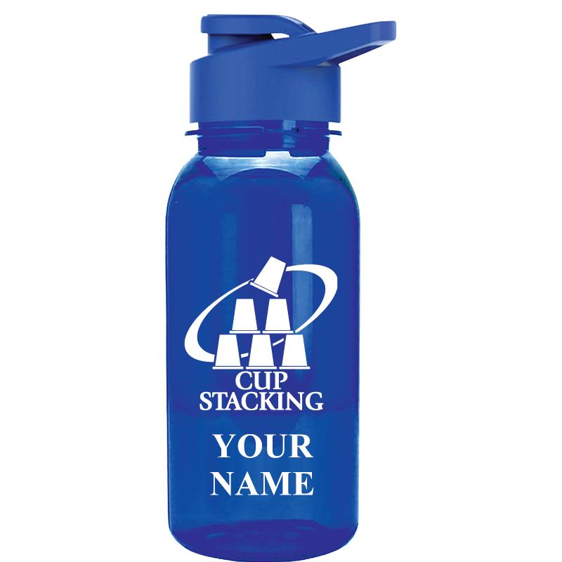 WATER BOTTLE 18OZ BLUE