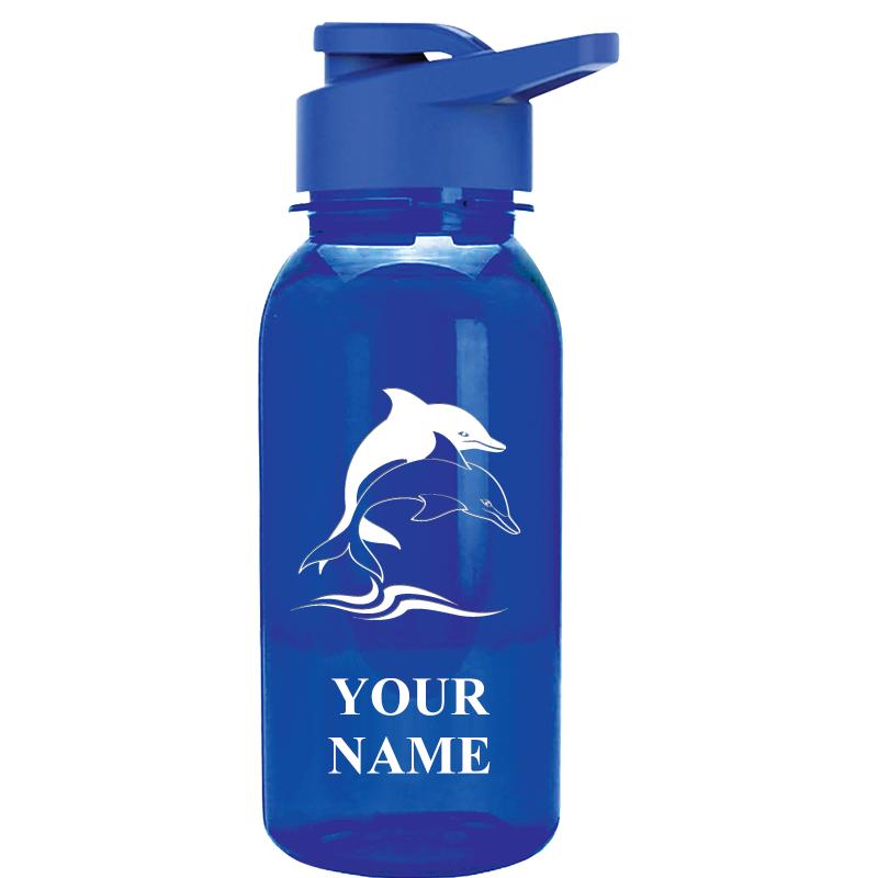 WATER BOTTLE 18OZ BLUE