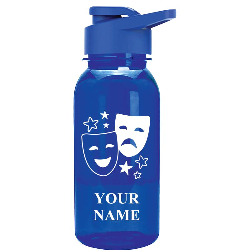 WATER BOTTLE 18OZ BLUE
