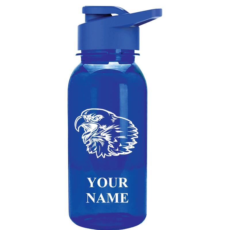 WATER BOTTLE 18OZ BLUE