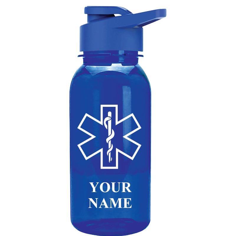WATER BOTTLE 18OZ BLUE