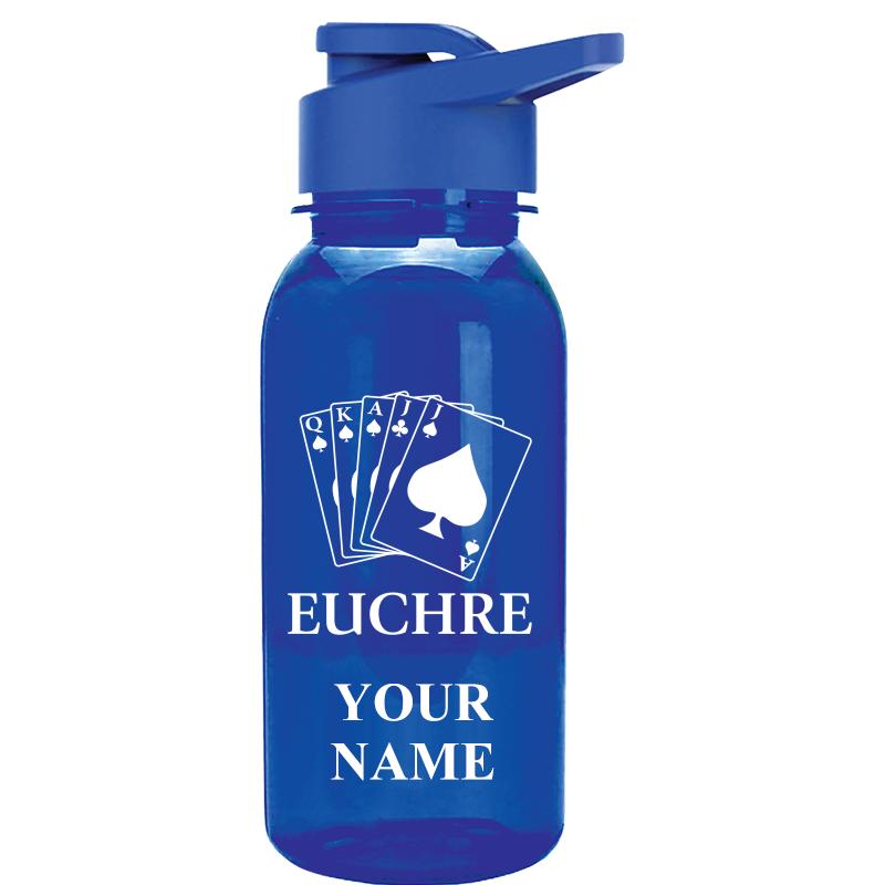 WATER BOTTLE 18OZ BLUE