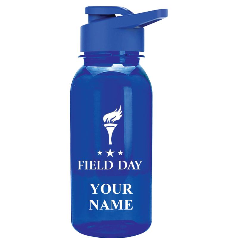 WATER BOTTLE 18OZ BLUE
