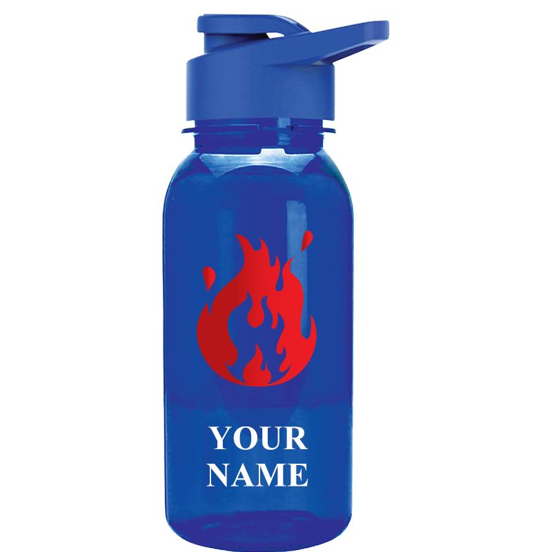 WATER BOTTLE 18OZ BLUE