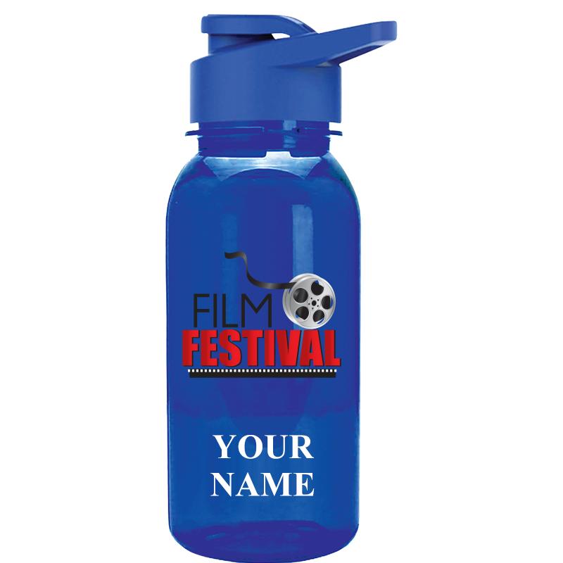 WATER BOTTLE 18OZ BLUE