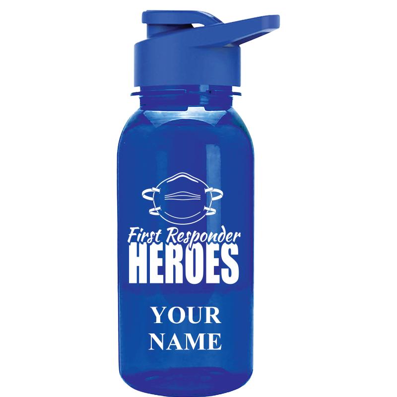 WATER BOTTLE 18OZ BLUE