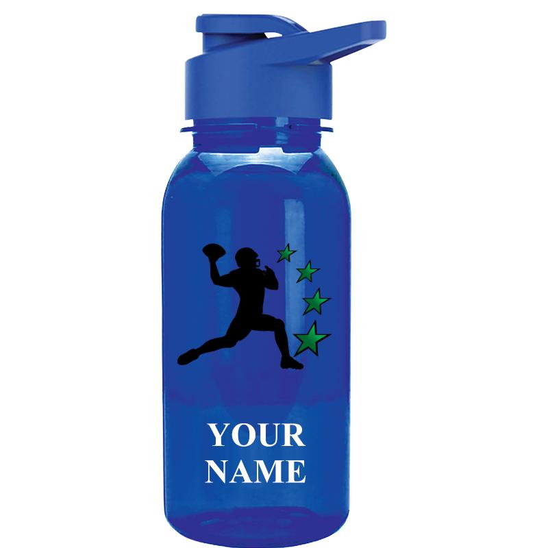 WATER BOTTLE 18OZ BLUE