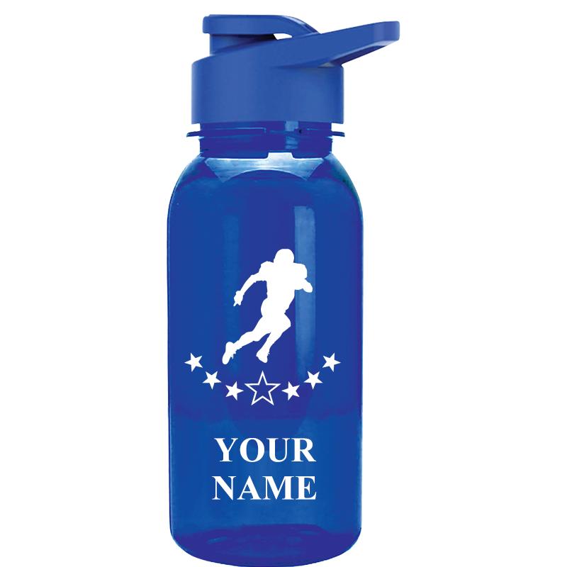 WATER BOTTLE 18OZ BLUE