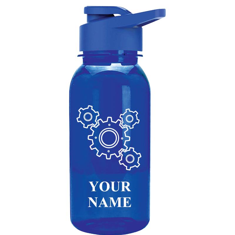 WATER BOTTLE 18OZ BLUE