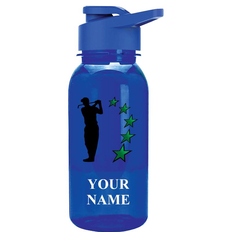 WATER BOTTLE 18OZ BLUE